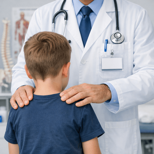 logo visita specialistica di fisiatria bambini